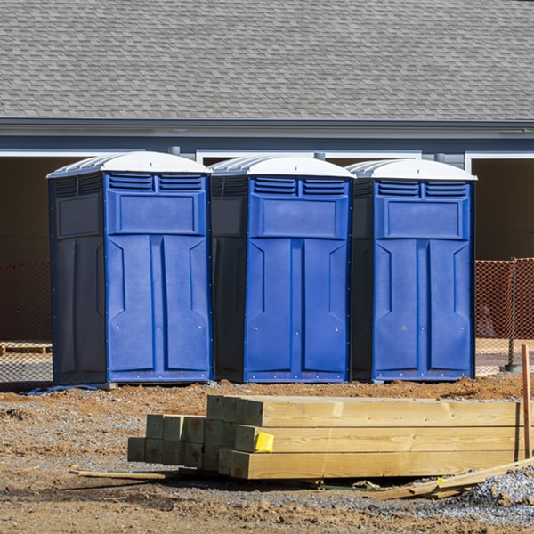 is there a specific order in which to place multiple portable toilets in Meadowbrook AL